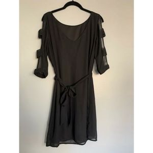 Black cocktail dress